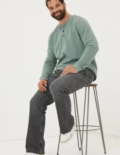 FatFace Bootcut Jeans Washed Grey New