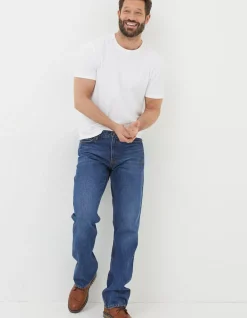 FatFace Bootcut Jeans Stone Wash New