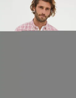 FatFace Bowes Check Shirt Rose Pink Best
