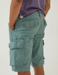 FatFace Breakyard Cargo Shorts Green Haze Best