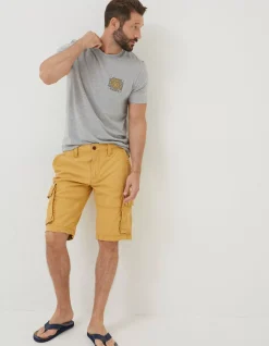 FatFace Breakyard Cargo Shorts Golden Yellow Best