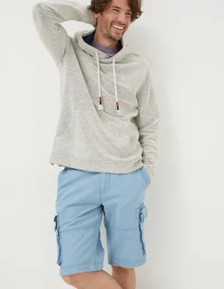 FatFace Breakyard Cargo Shorts Chambray Blue Sale