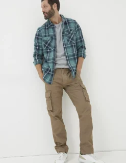 FatFace Breakyard Cargo Trousers Dark Natural Sale