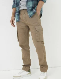 FatFace Breakyard Cargo Trousers Dark Natural Sale