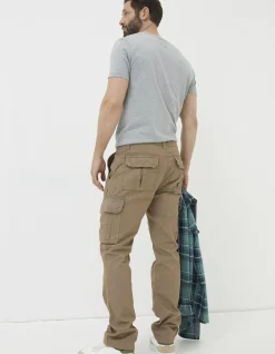 FatFace Breakyard Cargo Trousers Dark Natural Sale