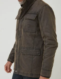 FatFace Broadsands 4 Pocket Jacket Brown New