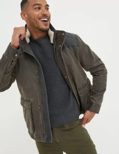 FatFace Broadsands Colour Block Jacket Brown