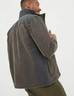 FatFace Broadsands Colour Block Jacket Brown