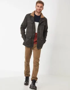 FatFace Broadsands Four Pocket Jacket Brown Discount