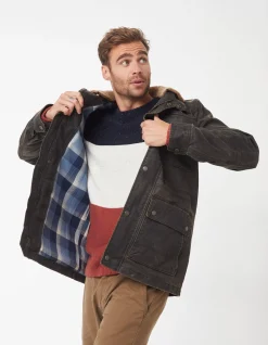 FatFace Broadsands Four Pocket Jacket Brown Discount