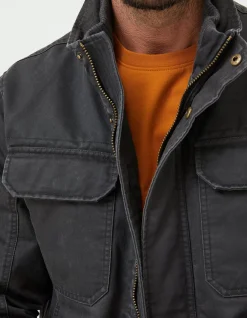 FatFace Broadsands Four Pocket Jacket Charcoal Grey Online