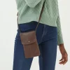 FatFace Bronte Bee Phone Bag Chocolate Brown Online