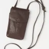 FatFace Bronte Bee Phone Bag Chocolate Brown Online