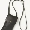 FatFace Bronte Bee Phone Bag Black New