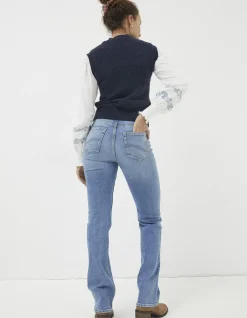 FatFace Brooke Bootcut Mid Blue Discount