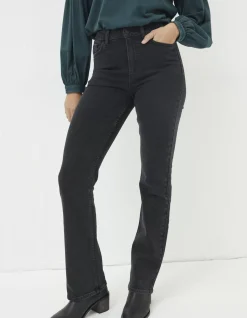 FatFace Brooke Bootcut Washed Black Sale