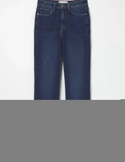 FatFace Brooke Bootcut Jeans Dark Denim Blue Outlet