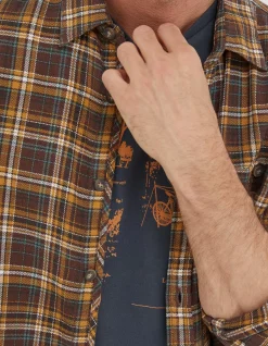 FatFace Brooke Check Shirt Brown New