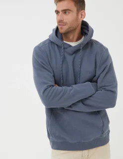 FatFace Brooke Hoodie Dusky Blue Hot