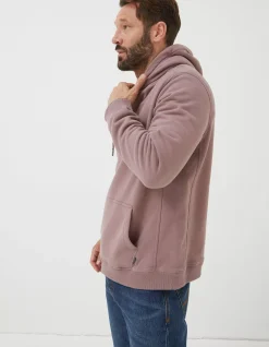 FatFace Brooke Hoodie Washed Purple Hot