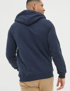 FatFace Brooke Zip Through Hoodie Navy New