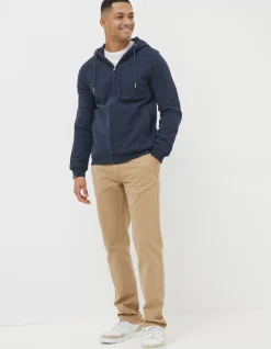 FatFace Brooke Zip Through Hoodie Navy New