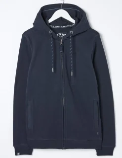 FatFace Brooke Zip Through Hoodie Navy New