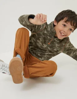FatFace Bude Camo Sweatshirt Khaki Green Sale