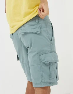 FatFace Bude Lightweight Cargo Shorts Duck Egg Blue Sale