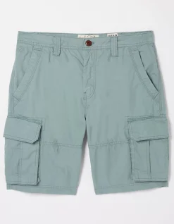 FatFace Bude Lightweight Cargo Shorts Duck Egg Blue Sale