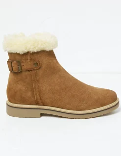 FatFace Callie Suede Ankle Boot Tan Sale