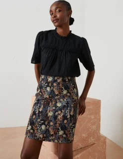 FatFace Cally Jacquard Skirt Multi Sale