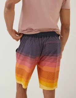 FatFace Camber Ombre Swim Shorts Coral