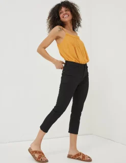 FatFace Capri Sway Colour Jeans Black
