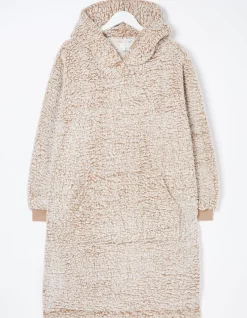FatFace Carrie Fluffy Snuggle Hoodie Oatmeal Best