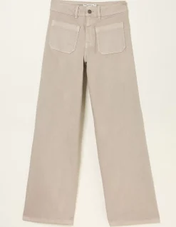 FatFace Cassie Wide Leg Jeans Natural Outlet