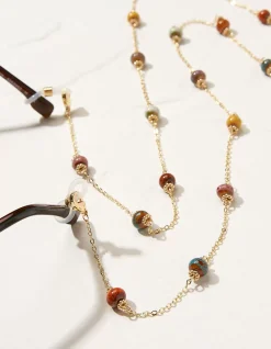 FatFace Ceramic Bead Glasses Chain Multi Sale
