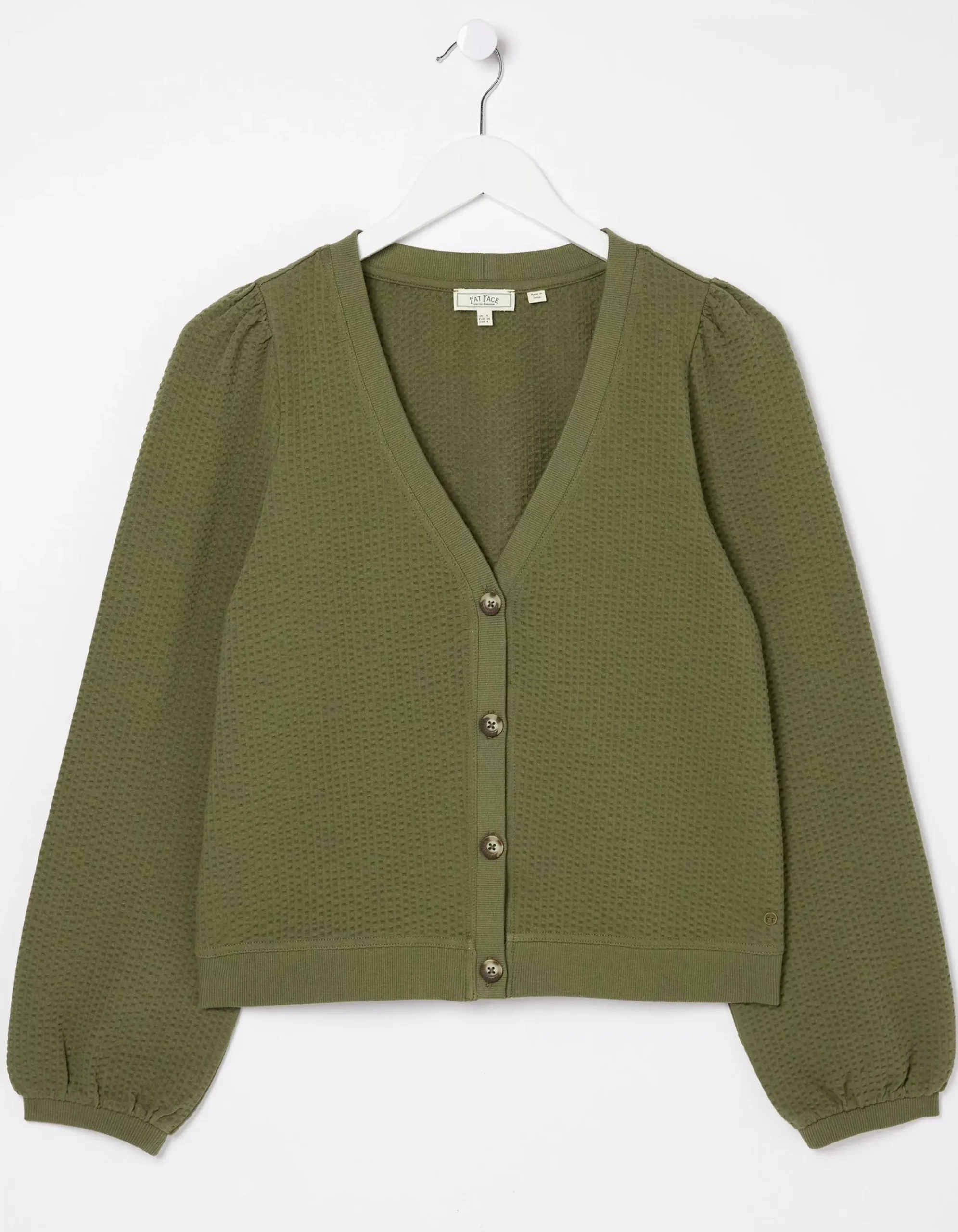 FatFace Charlotte Cardigan Khaki Best