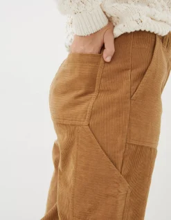 FatFace Chesil Mixed Cord Trousers Brown Discount