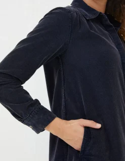 FatFace Chester Cord Dress Dark Navy Sale