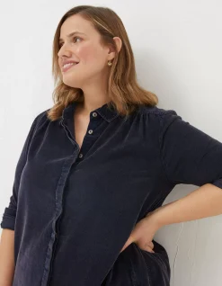 FatFace Chester Cord Dress Dark Navy Sale