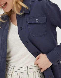 FatFace Chore Jacket Navy Discount