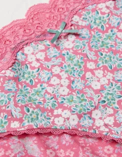 FatFace Clarissa Floral Mini Knickers Bright Pink Best