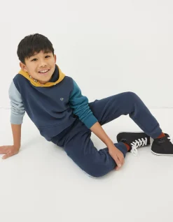 FatFace Colour Block Joggers Navy Clearance