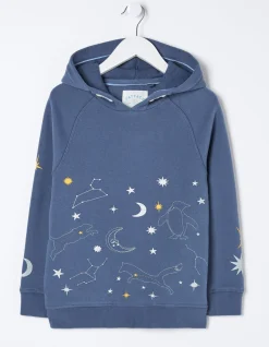 FatFace Constellations Hoodie Navy Online