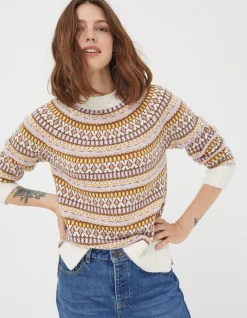 FatFace Coraline Fairisle Jumper Multi Clearance