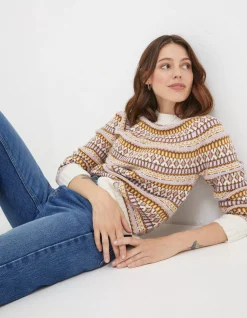 FatFace Coraline Fairisle Jumper Multi Clearance