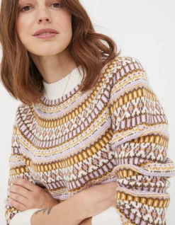 FatFace Coraline Fairisle Jumper Multi Clearance