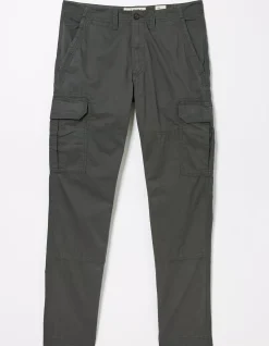 FatFace Corby Straight Cargo Trousers Dark Grey Best