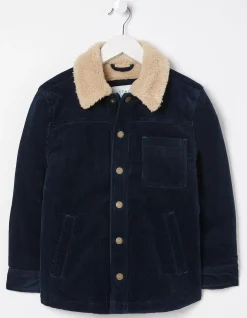 FatFace Cord Shacket Navy